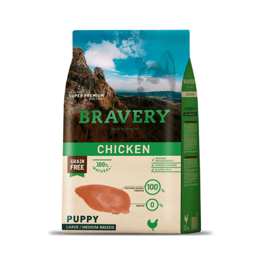 BRAVERY CHICKEN PUPPY RAZAS MEDIANAS Y GRANDES