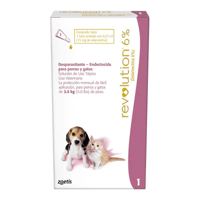 REVOLUTION PUPPY 2,5 KG PIPETA 0,25 ML