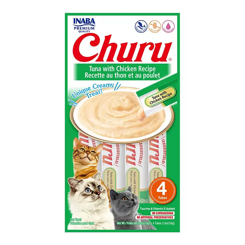 CHURU GATO ATÚN CON POLLO 4 UN