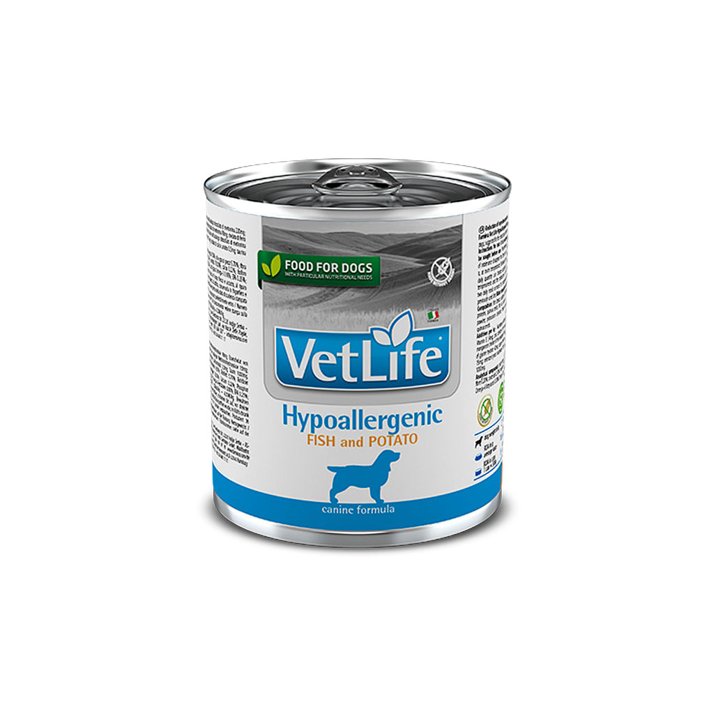 VETLIFE WF DOG HYPOALLERGENIC FISH 300 GR