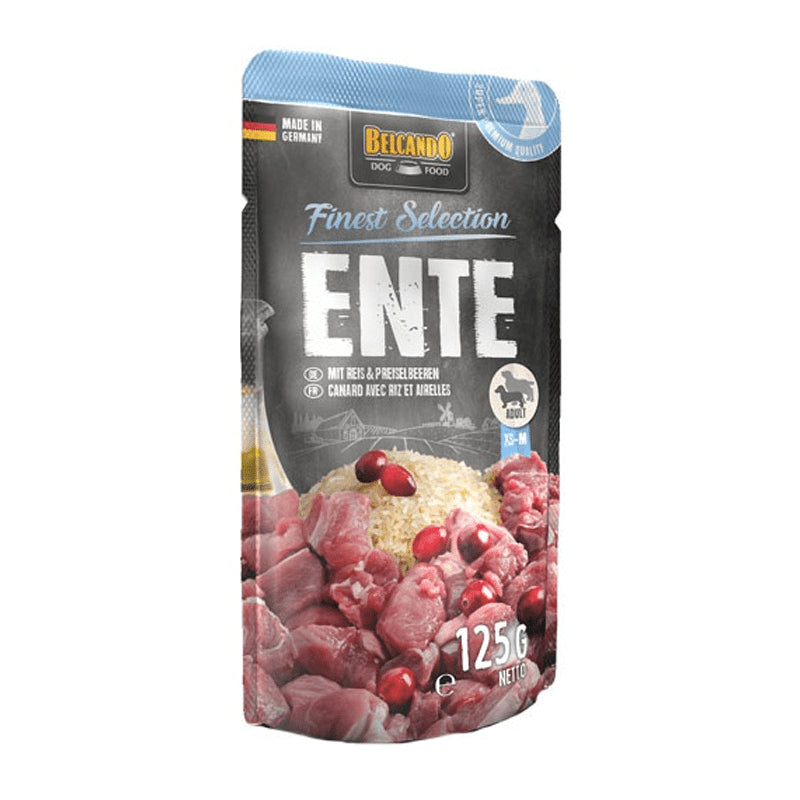 BELCANDO SOBRES: PATO CON ARROZ Y ARANDANO 125 GR