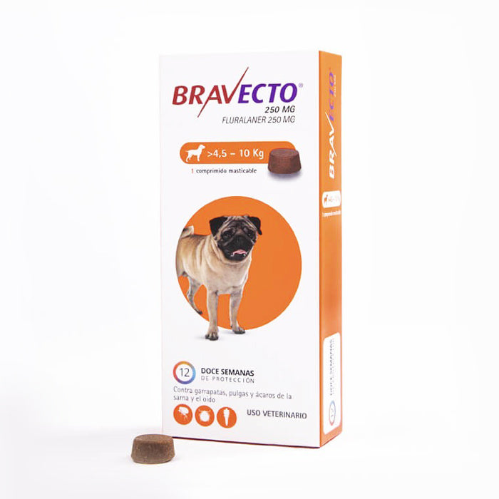BRAVECTO PERRO 4,5 A 10 KG 1 COMPRIMIDO