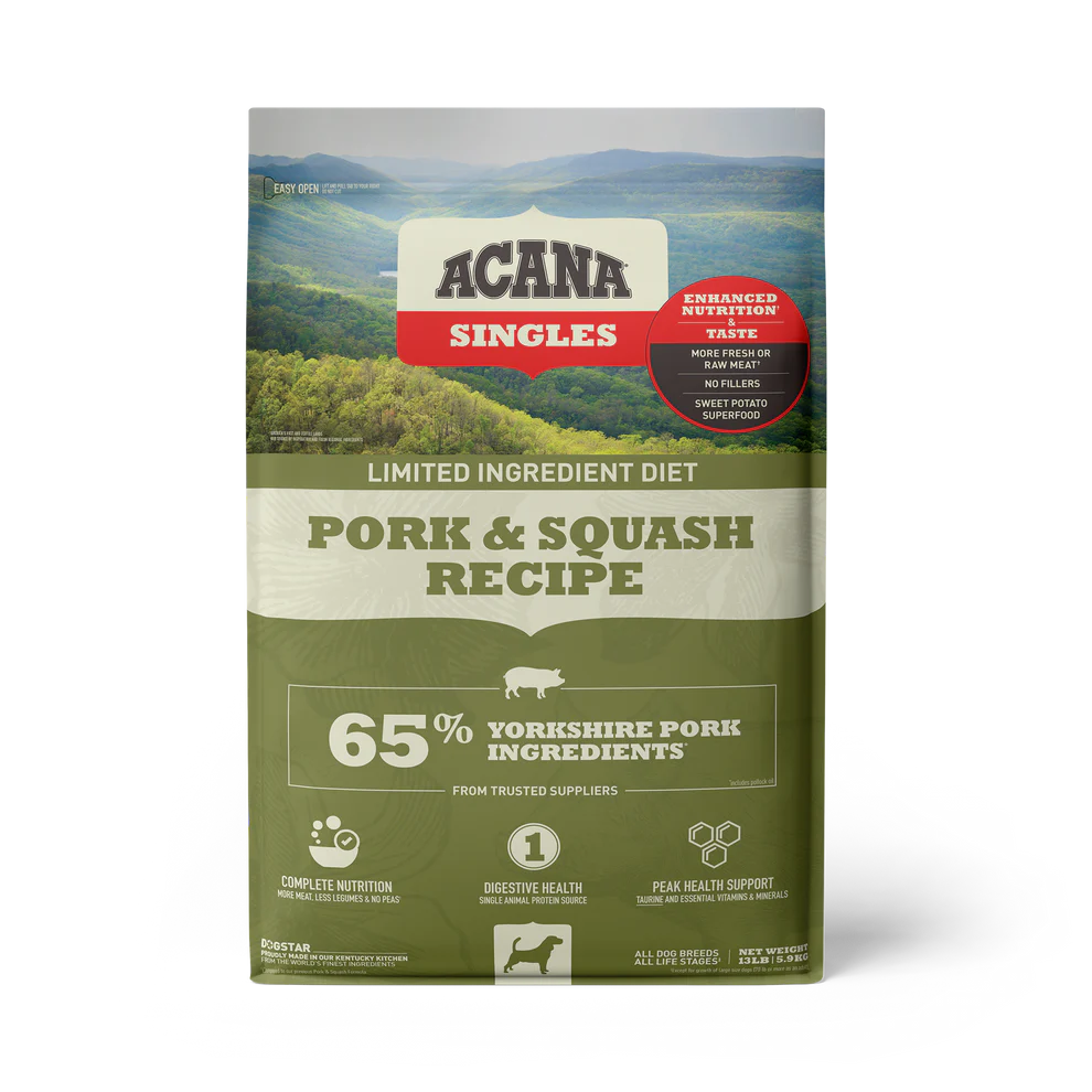 ACANA SINGLES PORK & SQUASH