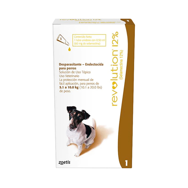 REVOLUTION PERRO 5,1 A 10 KG PIPETA 0,50 ML