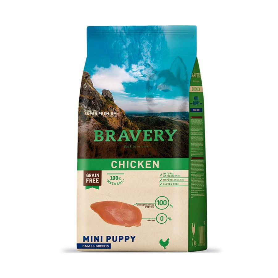 BRAVERY CHICKEN MINI PUPPY RAZAS PEQUEÑAS
