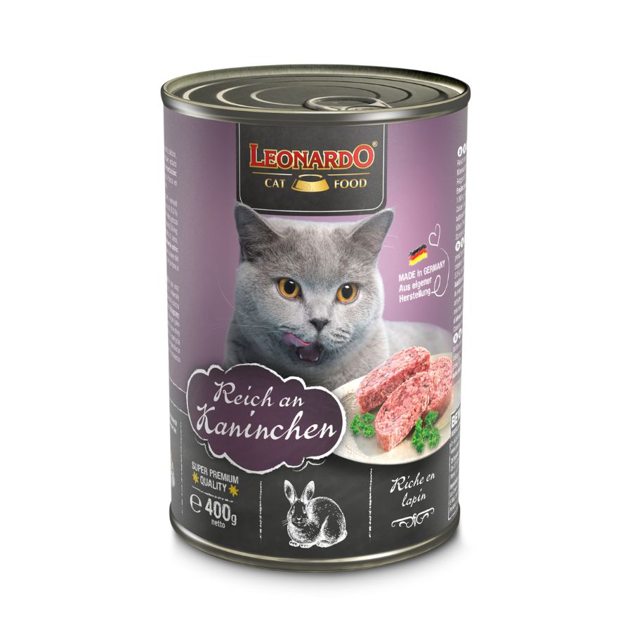 LEONARDO LATAS QUALITY SELECTION CONEJO 400 GR